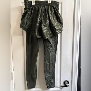 Athleta Rainer 2in 1 tights Leggings